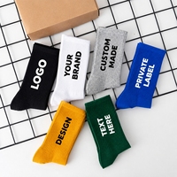 Chaussettes de sport personnalisées avec logo, chaussettes en tissu de qualité supérieure pour la marche, le fitness et les loisirs