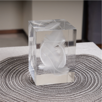 Plume coulée feuille acrylique motif personnalisé plume fleur sur mesure intégré feuille de plexiglas pour la décoration intérieure