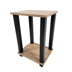 <span class=keywords><strong>Tavolino</strong></span> da Caffè in Legno Antico Economico con Ripiano Portaoggetti per Casa e Ufficio, <span class=keywords><strong>Tavolino</strong></span> a 3 Ripiani, Comodino, Supporto per <span class=keywords><strong>Stampante</strong></span> - Product Image 1