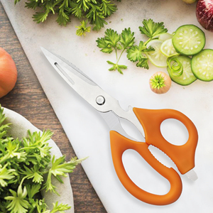 Đa Chức Năng Thép Không Gỉ Nhà Bếp Kéo Mạnh Mẽ Thịt Nướng Kéo Cho Thực Phẩm Cắt Chai Mở Bán Buôn Kéo - Product Image 5