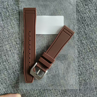 Montre de luxe haut de gamme imperméable unisexe avec bracelet en caoutchouc et boucle en acier inoxydable personnalisable