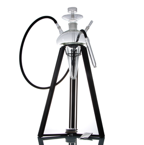 Cachimba de cristal transparente con forma de hongo <span class=keywords><strong>Medusa</strong></span>, resistente al calor, con luz LED, 85 cm de altura, estilo Dubai - Product Image 3