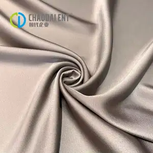 Custom Matte Silk Satin 100% Recycled Polyester Satin Chiffon Fabric For Dress Kerchief