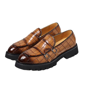 Mocassins Rétro pour Hommes en Cuir Véritable Blanc avec Semelle Épaisse en Caoutchouc – Confortables et Idéals pour l'Été, les Mariages, le Bureau et la Carrière - Product Image 4