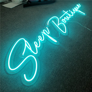 Letrero de neón azul personalizado para bebé, luces LED de neón, señal de boda - Product Image 6
