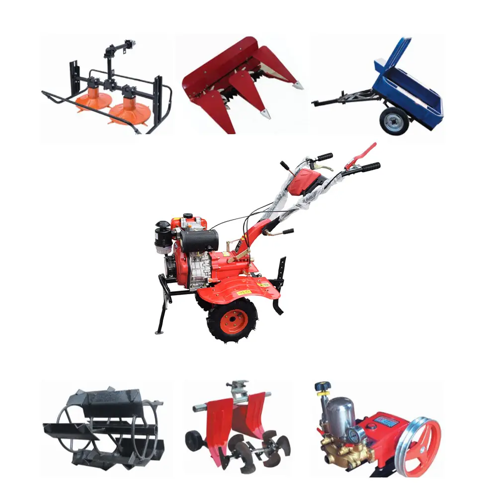 Multi-function rear tine philippines farm tiller cultivators power tiller mini tractor small power tiller