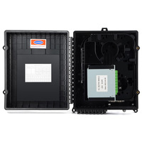 ODP 16 Çekirdekli Fiber Optik Dağıtım Kutusu 3 Giriş 16 Çıkış SC Duvara Monte Terminal Eklemeli FTTH 1x16 PLC Kaset Splitter Telekom