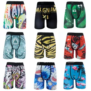 Mens Designer Breathable Knitted Mid-Rise Cartoon Printed <b>Boxer</b> Briefs Soft Comfortable Branded Underwear - Product Image 4