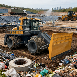 Compacteur de déchets Xh285, équipement lourd de 28,2 tonnes, équipé d'un moteur à commande électronique haute puissance L9 - Product Image 6