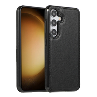 Étui en cuir rétro pour Samsung Galaxy S24 Ultra, coque arrière de luxe pour téléphone