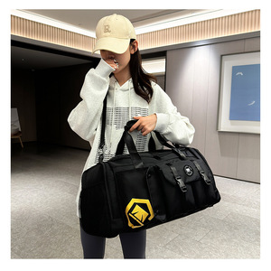Sac de sport personnalisé, sac de voyage imperméable, sac à dos de week-end, matériau Oxford avec doublure en PVC, vente en gros d'usine - Product Image 2
