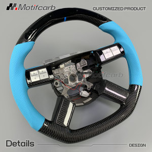 Volant personnalisé en fibre de carbone véritable avec écran LED intelligent pour Chrysler 300 300C SRT SRT8 2004-2010 - Product Image 3