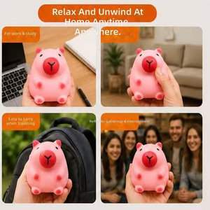 Capybara Forg Bloques <span class=keywords><strong>de</strong></span> Construcción Hechos a Mano, <span class=keywords><strong>Bola</strong></span> Blanda <span class=keywords><strong>de</strong></span> Peluche, Regalo Lindo, Juguete Blandito Relleno para Apretar, Juguete Antiestrés - Product Image 5