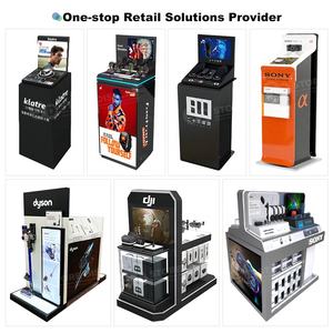 Exhibidor de Escritorio Acrílico Interactivo Personalizado para Comercialización Minorista, Integrado con Botón Metálico e Iluminación LED - Product Image 4