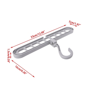 <span class=keywords><strong>Cintre</strong></span> Magique Gain de Place 9 Trous, Cintres Multifonctionnels en Plastique <span class=keywords><strong>pour</strong></span> Vêtements 360° °   Porte-vêtements rotatif magique <span class=keywords><strong>pour</strong></span> armoire - Product Image 5