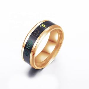 Ziming-anillo de acero inoxidable para mujer, sortija de amor romántica, <span class=keywords><strong>grados</strong></span> centí<span class=keywords><strong>grados</strong></span>, Unisex - Product Image 3
