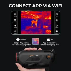GOYOJO G210 <b>Thermal</b> Imaging Monocular Infrared Night <b>Vision</b> Scope 10mm Lens IP65 Video Recording WiFi App Screen Crosshair - Product Image 5