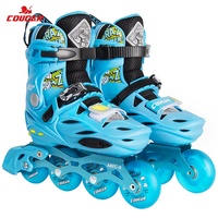 Patins à roulettes pour enfants avec roues lumineuses colorées, chaussures de roller à coque rigide réglables pour garçons et filles