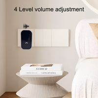 Sonnette sans fil auto-alimentée, étanche, sans batterie, sonnerie électrique, utilisation domestique EU/UK/US, LUCKARM B05, plastique ABS, portée 100m