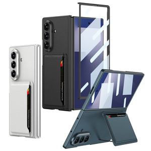 เคสโทรศัพท์แบบใส่การ์ด เหมาะสำหรับโทรศัพท์พับได้ ZFold7 พร้อมฟิล์มในตัว สำหรับหน้าจอพับได้ บางเฉียบ ใส่การ์ดได้ - Product Image 6