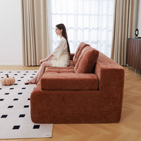 Lawrence Kompressions-Sofa im Karton Couch-Set für Wohnzimmer OEM ODM Faltbares Bett Komprimiertes Modulares Vakuum-Sektionalsofa