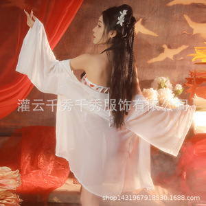 Nuevo conjunto de lencería sexy, estilo Hanfu clásico, faja erótica femenina, estilo antiguo puro y seductor, uniforme, tendencia nacional - Product Image 4