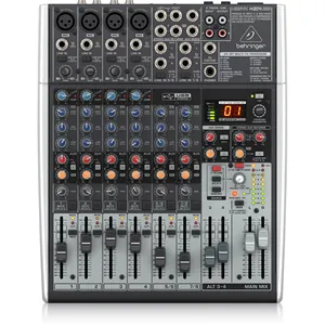 Behringer X1204USB Système Pa 8 canaux Console de mixage numérique Enregistrement de scène Live Show Équipement de musique Mélangeur audio