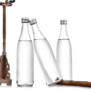 Vente chaude écologique 250ml bouteille de boisson en verre de jus transparent bouteille en verre avec bouchon - Product Image 3