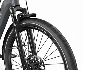 Bicicleta Eléctrica Urbana de 8 Velocidades con Asistencia de Pedaleo, Motor de Cubo Trasero de Carga Rápida de 3h, Freno Hidráulico con Sensor de Torque de Bajo Marco Inteligente de la UE - Product Image 6