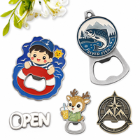 Porte-clés en alliage de zinc avec logo personnalisé, ouvre-bouteille en métal émaillé 3D/2D, porte-clés ouvre-bouteille personnalisé pour bar