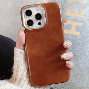Pour <span class=keywords><strong>iPhone</strong></span> 16 Pro Max étuis huile cire couverture en <span class=keywords><strong>cuir</strong></span> de luxe pour <span class=keywords><strong>Iphone</strong></span> 16 15 12 <span class=keywords><strong>11</strong></span> 13 Plus <span class=keywords><strong>coque</strong></span> de téléphone - Product Image 4
