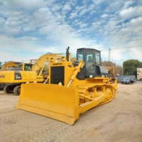 Excellent utilisé Shantui SD22 Bulldozer sur chenilles 2022 modèle Cummins Engine Moog pompe hydraulique D6R roulement boîte de vitesses composants clés