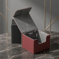Boîte de rangement pour cartes Commander Deck 140+ avec pochettes individuelles, grande capacité, anti-humidité, logo COSMOS, TCG