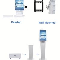 Estructura metálica Touchwo, quioscos de autoservicio, mesa de pedido, pantalla de menú Digital, pantalla táctil, máquina de autopedido