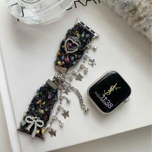Bracelet de chaîne rétractable en peluche d'hiver pour les femmes <span class=keywords><strong>AppleWatch</strong></span> <span class=keywords><strong>8</strong></span>/7/654SE - Product Image 1