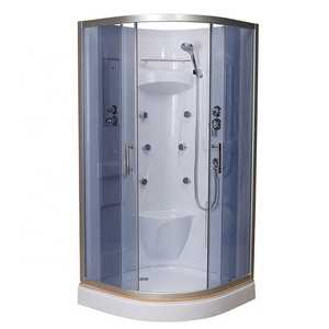 Porte coulissante en verre trempé, pour <span class=keywords><strong>salle</strong></span> <span class=keywords><strong>de</strong></span> <span class=keywords><strong>douche</strong></span>, <span class=keywords><strong>moderne</strong></span>, à vapeur - Product Image 2