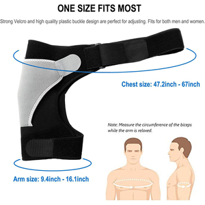 PAIDES Sıcak Soğuk Kompresyonlu Yumuşak Çevre Dostu Nefes Alabilen Hızlı Kuruyan Omuz Destek Bandajı İmmobilizer Çıkık AC için - Product Image 4