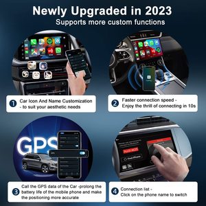 <span class=keywords><strong>Carlinkit</strong></span>-adaptador automático Android 2023, caja multimedia portátil Universal, entrega rápida personalizada de fábrica, novedad de 4,0 - Product Image 4