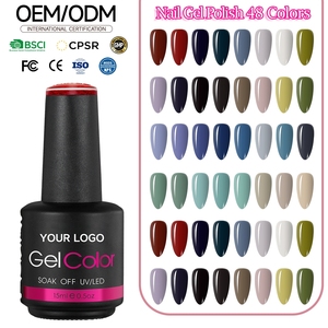 เจลทาเล็บใสคุณภาพสูง OEM ODM รับทำโลโก้ 48 สี สำหรับเพ้นท์เล็บ ลอกออกได้ - Product Image 1