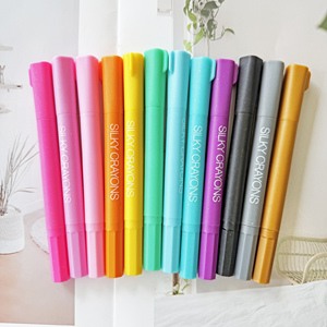 12 металлических мелков для малышей, легко держать безопасные художественные принадлежности для детей, легко чистить Детские мелки для раскрашивания - Product Image 6