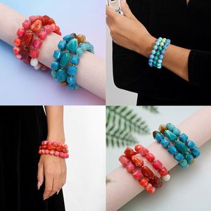 สร้อยข้อมือหนังแท้สำหรับผู้หญิง ดีไซน์เนอร์ระดับมืออาชีพ ราคาแบ่งระดับ ทนเหงื่อ ของขวัญวันหยุด รับประกันการคงสีได้นาน - Product Image 1