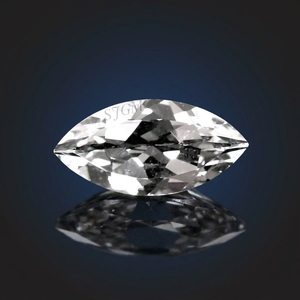 Alta calidad 2, 50X5mm Marquise Cut Natural Clear Quartz Crystal IGI Certified Precio de fábrica al por mayor Piedra preciosa suelta facetada - Product Image 4