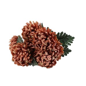 Crisantemo Artificial con Forma de Garra de Dragón, Ramo de 7 Cabezas, Alta Simulación, Decoración para Bodas y Hogar, Flor de Seda y Plástico - Product Image 5