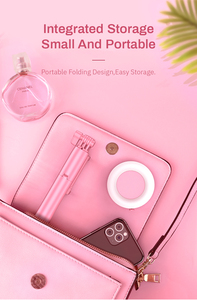 Gậy Chụp Ảnh Tự Sướng Không Dây 4 Trong 1, Giá Ba Chân Trực Tiếp, Có Thể Kéo Dài, Có Đèn LED, Dùng Cho <span class=keywords><strong>iPhone</strong></span> X 8 Android Smartp - Product Image 2