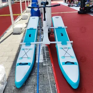 Vélo aquatique gonflable, bateau à pédales, hydrocycle, vélo aquatique avec propulsion à pédales pour jeux aquatiques, une personne - Product Image 2