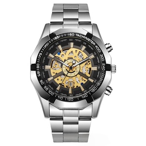 Reloj informal de negocios, reloj deportivo a la moda, relojes mecánicos para hombre, cronógrafo de acero inoxidable, reloj con puntero resistente al agua y cristal - Product Image 5