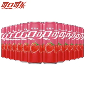 <span class=keywords><strong>Coca</strong></span>-<span class=keywords><strong>Cola</strong></span> Sabor Fresa 330ml, Bebida Carbonatada Hidratante en <span class=keywords><strong>Lata</strong></span>, Paquete de 12 - Product Image 5