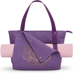 Free sample 18L Side-Cinch Shopper <b>Gym</b> Yoga <b>Tote</b> Bag Lightweight Nylon Shoulder Beach Travel <b>Tote</b> Bags for Women Handbag - Product Image 1