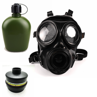 High Quality CBRN Gas Mask & NBC Survival Escape Reusable Silicone Respirator with Gas Mask Filter Cartridge Gas Mask Respirator
