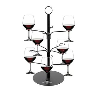 Metal Goblet Display Stand Wine Glass Cup Holder Cocktail Glass Holder